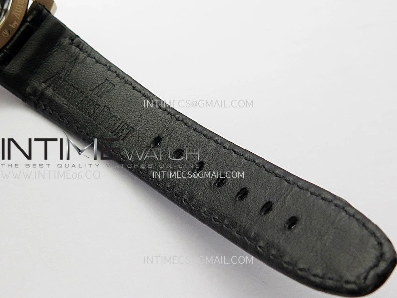 Code 11.59 26600OR RG APPF Best Edition Black Skeleton Dial On Black Leather Strap Asian Tourbillon